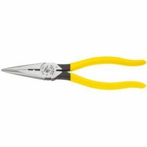 La mejor opción de alicates de punta fina: alicates de punta larga D203-8N de Klein Tools, 8 pulgadas