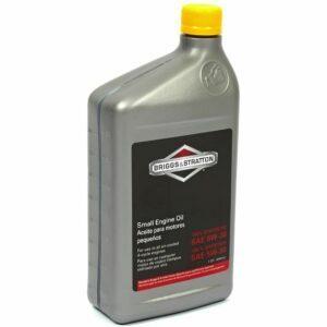 Il miglior olio per l'opzione tosaerba: olio motore sintetico Briggs & Stratton SAE 5W-30