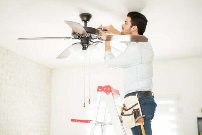 Costul instalarii ventilatorului de tavan