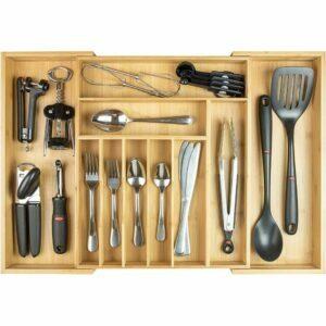 A legjobb evőeszköz -szervező lehetőség: KitchenEdge Premium ezüst, evőeszköz és edény