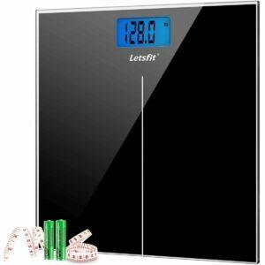 ตัวเลือกเครื่องชั่งน้ำหนักในห้องน้ำที่ดีที่สุด: Letsfit Digital Body Weight Scale