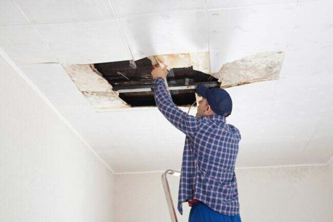 Coût de réparation du plafond