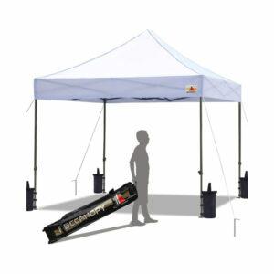 أفضل خيار مظلة منبثقة: ABCCANOPY Pop up Canopy Tent ، 10x10