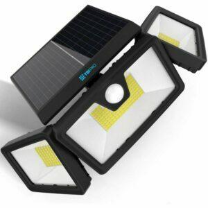 Cea mai bună opțiune de lumină solară: TBI Security Lights Solar Outdoor 216 LED