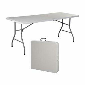 Najlepšia možnosť skladacieho stola: 6 -palcový skladací stôl COLIBYOU