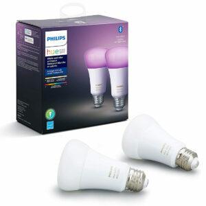 Лучший вариант умных домашних устройств: умная светодиодная лампа Philips Hue White и Color Ambiance