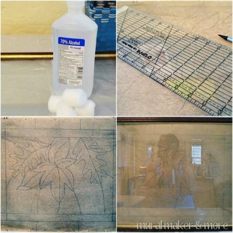 DIY Faux Stained Glass - Steps 