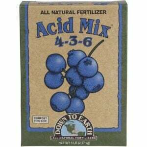 най-добрият вариант за тор за ягоди: Down to Earth All Natural Acid Mix Тор 4-3-6