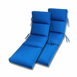 Лучший вариант подушки для улицы: Comfort Classics Inc. Набор подушек Sunbrella Chaise Cushion