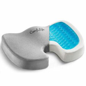 Geriausios sėdynės pagalvėlės: „ComfiLife“ gelio patobulinta sėdynės pagalvė