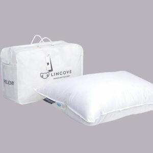 საწოლის საუკეთესო ვარიანტები: Lincove Classic Natural Goose Down Luxury Sleeping Pillow-800