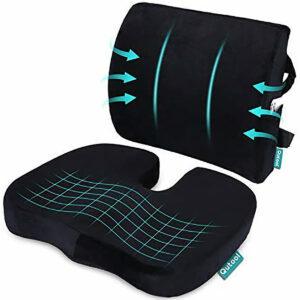 Geriausios sėdynės pagalvėlės: „Coccyx“ ortopedinė sėdynės pagalvė