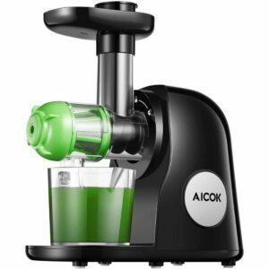 La meilleure option d'extracteur de jus: l'extracteur de jus à mastication lente Aicok