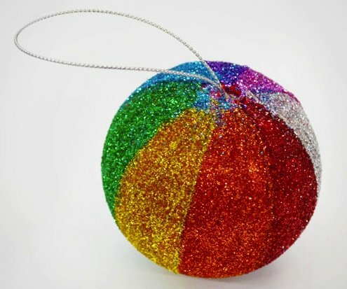DIY Glitter Ornamenter