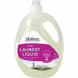 Labākais veļas mazgāšanas līdzeklis smakām: Biokleen Natural Sport koncentrēts veļas mazgāšanas līdzeklis