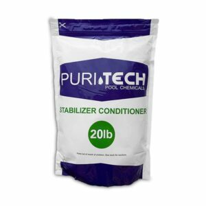 A melhor opção de estabilizadores de piscina: estabilizador e condicionador de ácido PuriTech