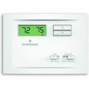 De beste opties voor thuisthermostaat: Emerson NP110 niet-programmeerbare eentraps