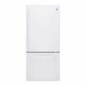 La meilleure option de réfrigérateurs GE: GE 21,0-Cu.-Ft. Réfrigérateur à congélateur inférieur