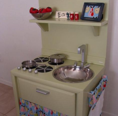 Móveis infantis DIY - Play Kitchen