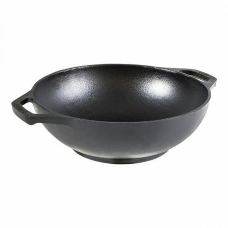 A melhor opção de wok: alojar mini wok de ferro fundido de 9 "