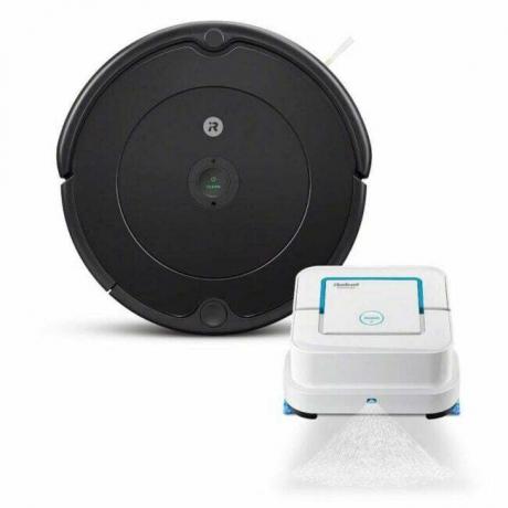 A opção do Roomba Black Friday: pacote de jato iRobot Roomba 694 Robot Vacuum e Braava