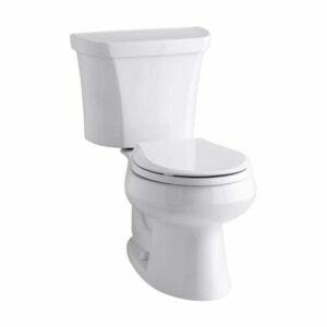 โถสุขภัณฑ์แบบ Dual Flush ที่ดีที่สุด: KOHLER Wellworth WaterSense Dual Flush Toilet