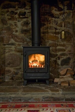 Отопление дровяной печью - Установленные детали