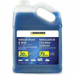 A melhor opção de sabonetes para lavadora de alta pressão: Karcher Pressure Washer Car Wash & Wax Cleaning Soap