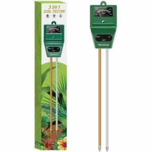 A melhor opção de kit de teste de solo: Medidor de umidade / luz / pH Kensizer 3 em 1
