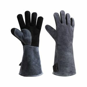 La migliore opzione di guanti da barbecue: guanti da barbecue resistenti al calore in pelle Ozero