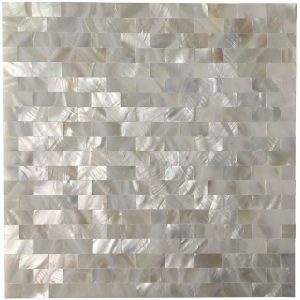 Cea mai bună opțiune pentru spălare și lipire: Backsplash pentru mozaic Art3d Mother of Pearl