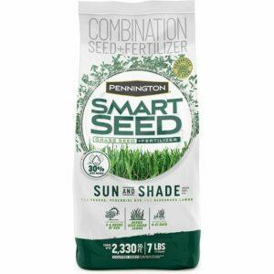 ตัวเลือกเมล็ดพันธุ์ Kentucky Bluegrass ที่ดีที่สุด: Pennington Smart Seed Sun และ Shade Grass Seed