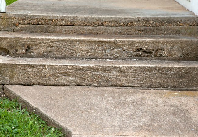 Krekinga betons - soļi