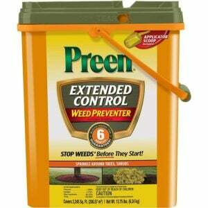 Найкращий засіб для знищення бур’янів для клумб: Preen 246422 Extended Control Weed Preventer