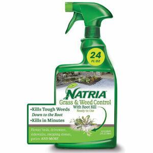 ตัวเลือกนักฆ่าวัชพืชอินทรีย์ที่ดีที่สุด: Natria 100532521 การควบคุมหญ้าและวัชพืช