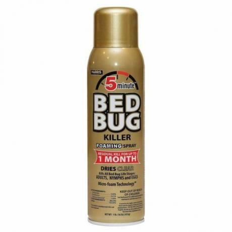 Paras Bed Bug Spray -vaihtoehto: Harris 5 minuutin Bed Bug Killer Foaming Spray
