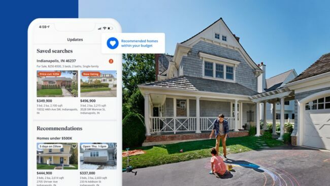 Zillow interfeiss