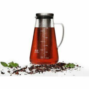 De beste optie voor Cold Brew-koffiezetapparaat: ovalware Cold Brew-koffiezetapparaat en thee-ei