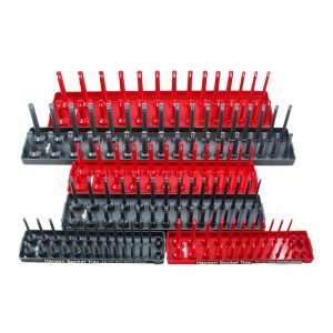 ตัวเลือก Socket Organizer ที่ดีที่สุด: Hansen Global 92000 SAE & Metric 2-Row Socket Tray