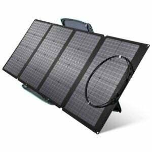 सर्वश्रेष्ठ सौर पैनल विकल्प: इकोफ्लो 160 वाट पोर्टेबल सौर पैनल