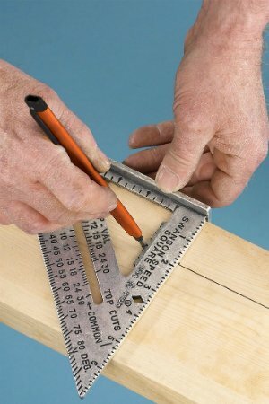 Como Usar um Quadrado Rápido em Carpintaria