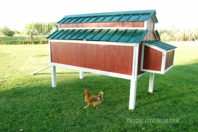 DIY Chicken Coop - Design fra The Creative Mom