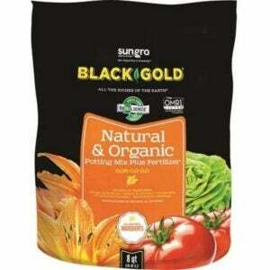 A melhor opção de solo para tomates: Black Gold 1302040 8-Quart All Organic Potting Solo
