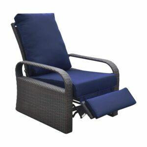 Pilihan Kursi Lounge Terbaik: ART TO REAL Outdoor Wicker Recliner Chair