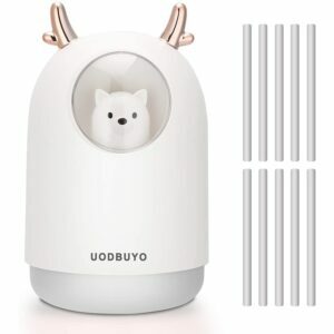 De beste alternativene for reiseluftfukter: UODBUYO Portable Cool Mist Humidifier, 300 ml