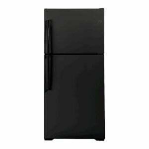 A melhor opção de geladeira de garagem: GE 19.1 Cu. Ft. Geladeira Top-Freezer