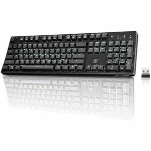 Det bästa ergonomiska tangentbordet: VELOCIFIRE Wireless Mechanical Keyboard Ergonomic