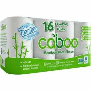 La mejor opción de papel higiénico de bambú: papel higiénico de bambú sin árboles de Caboo