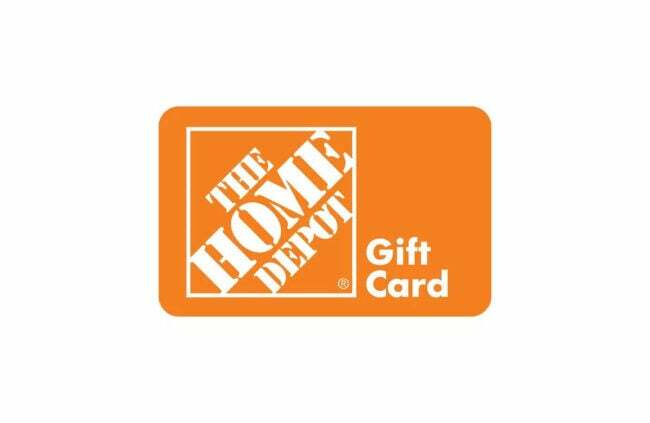 Opção de presentes de última hora para o dia das mães The Home Depot Gift Card