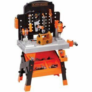 A melhor opção de ferramentas para crianças: BLACK + DECKER Oficina de ferramentas elétricas - Play Toy Workbench